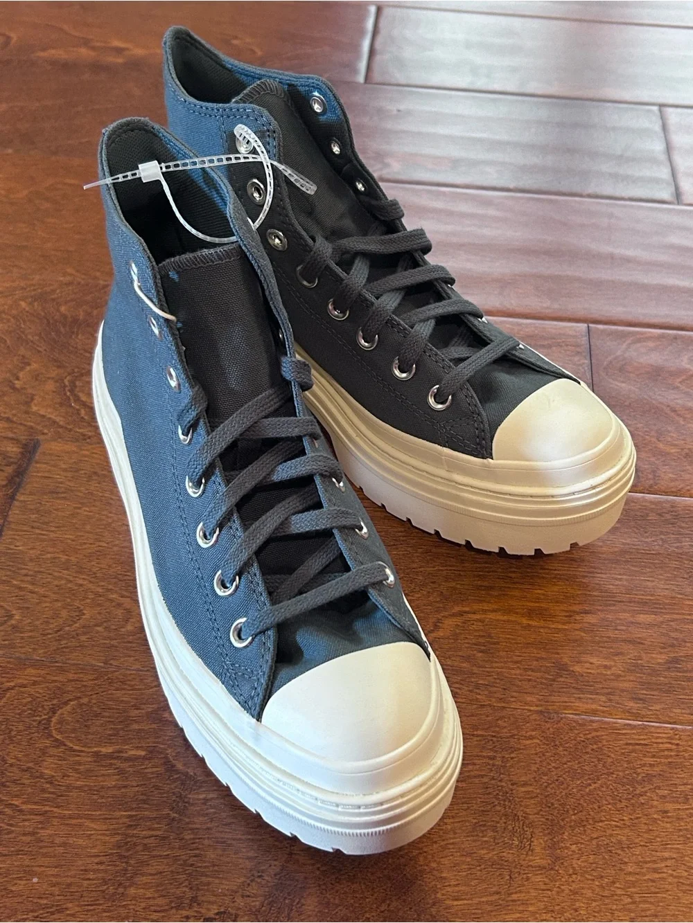 Converse CTAS Lugged Heel Hi Platform Shoes A10619C Womens Size 9 Teal Green NEW